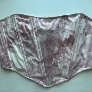 Pinkish tube top/ corset